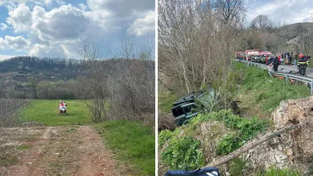 Plan Roșu de Intervenție activat la Sibiu! Accident grav cu 7 persoane implicate: Mai multe ambulanțe au fost trimise la fața locului