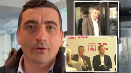 George Simion, surprins la hotelul în care are loc reuniunea PSD pentru demiterea lui Ilie Bolojan. Ce caută liderul AUR în același loc cu social-democrații