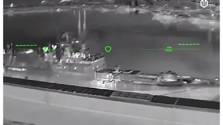 Ucraina a lovit o platformă petrolieră rusească în Marea Neagră. Replică cu drone la Nikopol