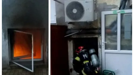 Incendiu la un cămin de bătrâni. Zeci de persoane s-au autoevacuat
