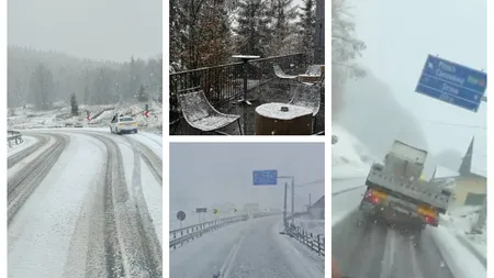 Anomalii termice în România! Ninge ca-n poveşti în multe locuri din ţară. Imagini feerice. ANM a emis noi alerte FOTO şi VIDEO