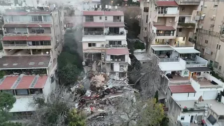 Rachetele Teheranului au lovit din nou devastator în Haifa după ce Israelul a bombardat 12 oraşe iraniene