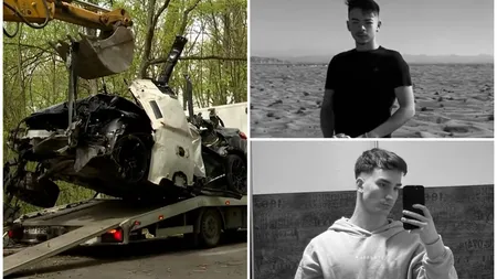 Primele imagini cu cei doi tineri care au murit în accidentul din Snagov. David și Mihai aveau doar 20 de ani