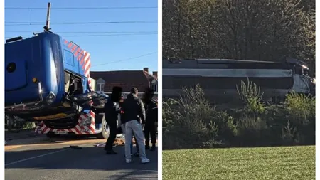 Accident feroviar grav în Franța. Un tren de mare viteză a intrat într-un camion la o trecere la nivel cu calea ferată. Mecanicul trenului a murit, iar 27 de persoane au fost rănite