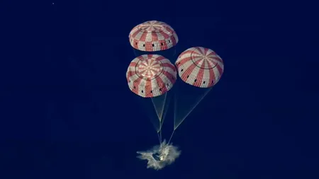 Misiunea Artemis II, un succes istoric. Capsula Orion a amerizat perfect, aducând acasă cei patru astronauți