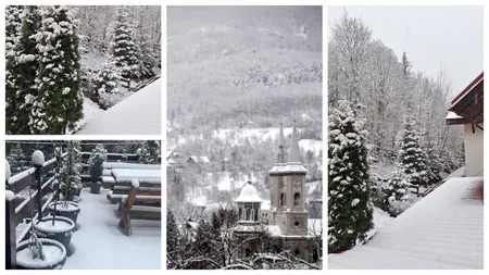 Vreme de iarnă înainte de minivacanța de 1 Mai. La munte ninge, în restul țării este frig și plouă