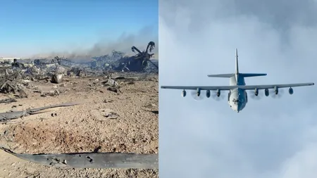 Forțele SUA au distrus la sol două avioane americane Hercules C-130 în timpul operațiunii de salvare a pilotului doborât vineri
