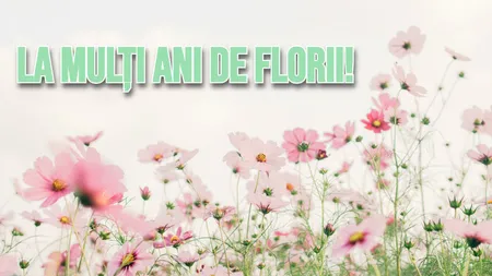 Nume sărbătorite de Florii 2026. Ce români își serbează onomastica și ce semnificație au cele mai populare nume de flori