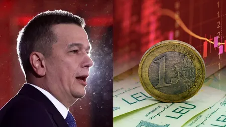 Cursul euro ar putea crește către 7-8 lei din cauza ieșirii PSD de la guvernare. Avertismentul unui economist: „Există un risc foarte mare să intrăm în junk”