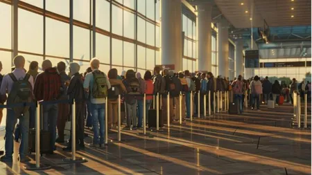 Situație critică în aeroporturile din Europa, pasagerii au leșinat la coadă din cauza noului sistem Entry/Exit. Avioanele decolează goale