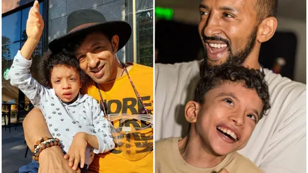 Kamara este în culmea fericirii. Fiul său, Leon, a făcut primii pași după operație: 