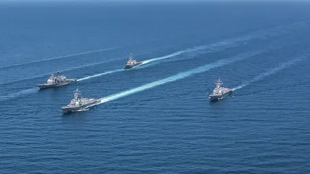 Marina Americană a început deminarea strâmtorii Ormuz: ” Vom împărtăși în curând această rută sigură, pentru a încuraja libera circulație a comerțului”