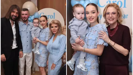 Raluca Moianu este o bunică fericită. Nepoțelul ei, Carol, a împlinit un an: 