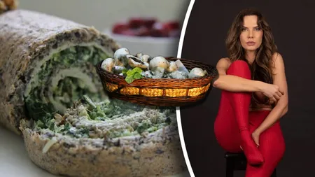Cum prepară Anna Lesko rulada de post cu ciuperci și legume. Rețeta simplă care îți iese perfect din prima