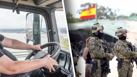 Ce salarii au în Spania un militar și un șofer de TIR: „Nu te poți descurca”