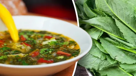 Ciorbă de ștevie de post. Rețeta tradițională, simplă și sănătoasă