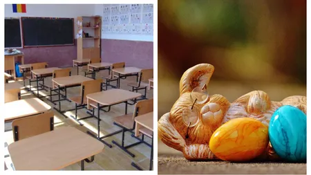 Elevii intră vineri în vacanța de Paște. Câte zile sunt liberi și când revin la cursuri