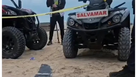 Alertă pe litoral. Fragment de dronă descoperit pe plaja Belona din Eforie Nord
