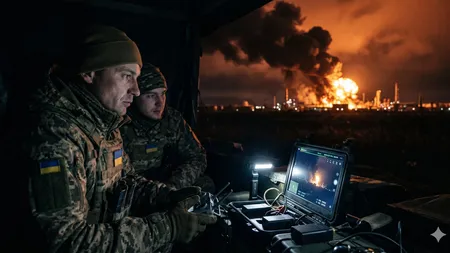 Atac cu drone ucrainene în Rusia. Gigantul petrolier Rosneft a fost lovit VIDEO