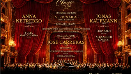 Masters of Classic (12–13 septembrie 2026) revine la București: o sărbătoare a operei și muzicii clasice
