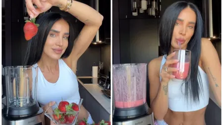 Băutura care o ajută pe Adelina Pestrițu să se mențină în formă: 