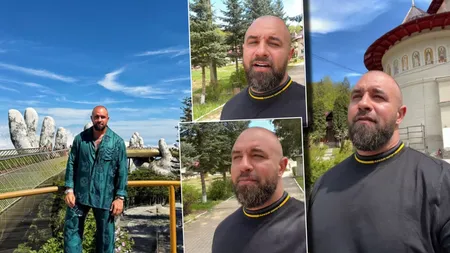 Alex Bodi a ales să viziteze mănăstirile din România de 1 Mai: 