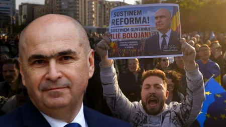 Ilie Bolojan reacționează după ce oamenii au ieșit în stradă înainte de moțiunea de cenzură: „Respect pentru România!”