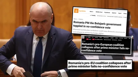 Reacții din presa internațională după căderea Guvernului Bolojan: 