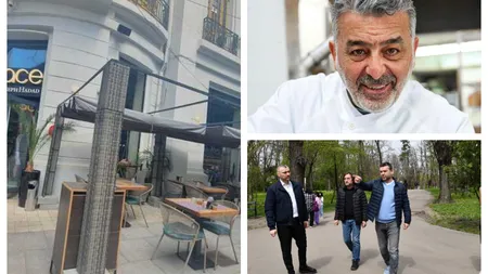 Ciprian Ciucu i-a demolat terasa lui Chef Joseph Hadad din centrul Bucureștiului