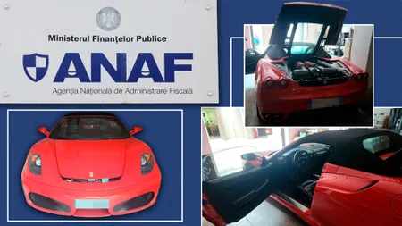 Și-a cumpărat Ferrari și l-a trecut pe firmă. Ghinion: ANAF a descoperit că făcuse evaziune fiscală de 18 milioane de lei!