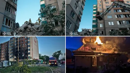 Potop de rachete peste Ucraina. Putin a bombardat masiv Kievul în cel mai mare atac aerian de la începutul războiului. Sunt zeci de victime