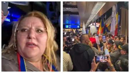 VIDEO Diana Șoșoacă, așteptată ca un star pop de fanii săi la aeroportul Otopeni, după ridicarea imunității. ”Vor să mă ducă la casa de nebuni”