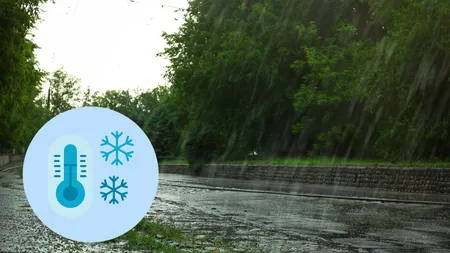 Primăvara vine cu surprize! Unde ninge începând de mâine, conform meteorologilor Accuweather