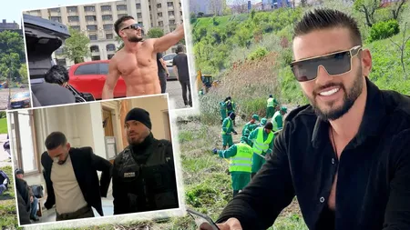 Dorian Popa a început să execute muncă în folosul comunității. Vloggerul a fost repartizat la spații verzi: 
