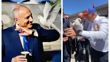 Momentul stânjenitor pentru premierul Armeniei: porumbelul păcii a refuzat să zboare VIDEO