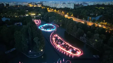 Fântânile arteziene din Parcul IOR: spectacol pentru zeci de mii de bucureșteni