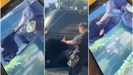 Cruzime fără margini! Un polițist local l-a lovit cu picioarele pe șoferul TIR-ului care a provocat un accident în lanț în Constanța. Bărbatului i se făcuse rău la volan, după ce i se prăbușise glicemia. VIDEO