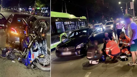 Accident grav în capitală. Un motociclist de 26 de ani a fost lovit mortal de tramvai