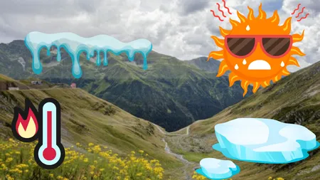 Alertă meteo la munte: Zăpada se topește accelerat în Făgăraș și Bucegi. Risc de avalanșe din cauza ploilor torențiale