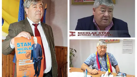 Primarul comunei Coloneşti, care şi-a trecut porecla 