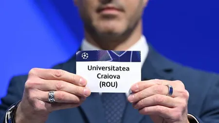 Universitatea Craiova își află adversara posibilă din turul al doilea preliminar din Champions League. Șase variante pentru olteni: una simplă şi cinci dificile