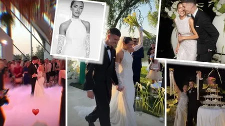 Dennis Man a făcut nunta, un coleg de la naționala României a fost naş. Cine a cântat la eveniment FOTO