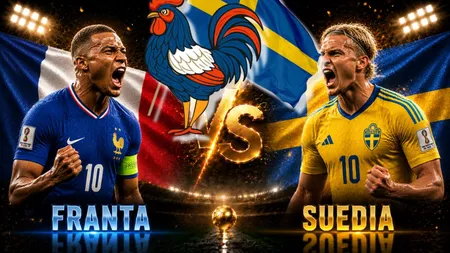 ANTENA 1 ONLINE FRANŢA - SUEDIA LIVE VIDEO STREAMING. Mbappe şi Dembele reintră în scenă pe stadionul care va găzdui finala CM 2026
