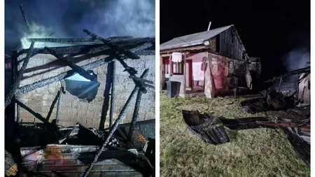 Incendiu devastator în Suceava. O fată de 15 ani a ars de vie în casa cuprinsă de flăcări