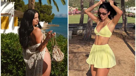 FOTO Vacanță fără sfârșit pentru Ioana Grama. Influencerița s-a afișat în ipostaze extrem de sexy pe coastele din Sardinia