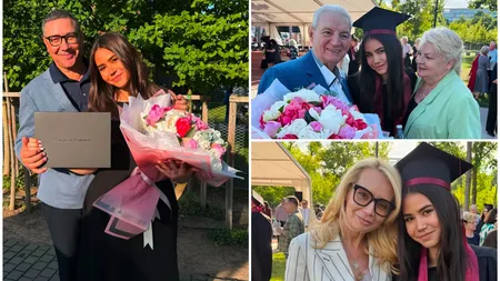 Daciana Sârbu și Victor Ponta, împreună la absolvirea liceului fiicei lor, Irina: 