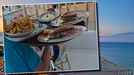 Prețurile de pe litoralul românesc îi șochează pe turiști. Cât a plătit un influencer pentru o masă la un restaurant din Mamaia