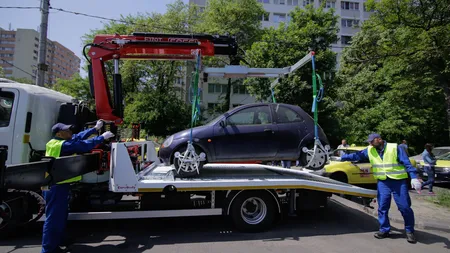 Tarifele pentru ridicarea mașinilor parcate neregulamentar în București se dublează. Cea mai ieftină variantă va costa 1.000 lei