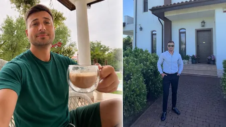 Cum arată casa lui Valentin Sanfira. Imagini din curtea de lux a artistului