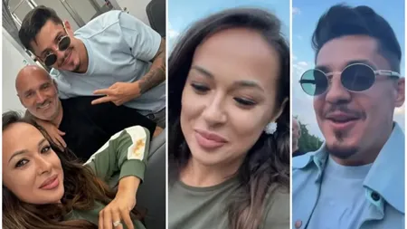 Prin ce au trecut Vlăduța Lupău și Bogdan de la Ploiești în aeroport. Panică totală: „Avem și bodyguard-ul cu noi”